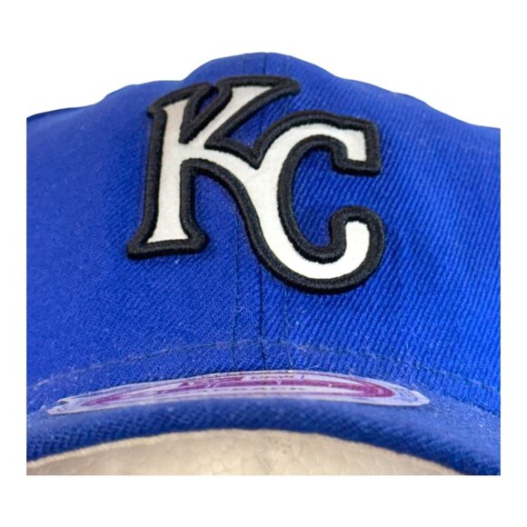 New Era 9Fifty Kansas City Royals Blue Wool Snapback Hat One Size MLB Baseball - Picture 3 of 15